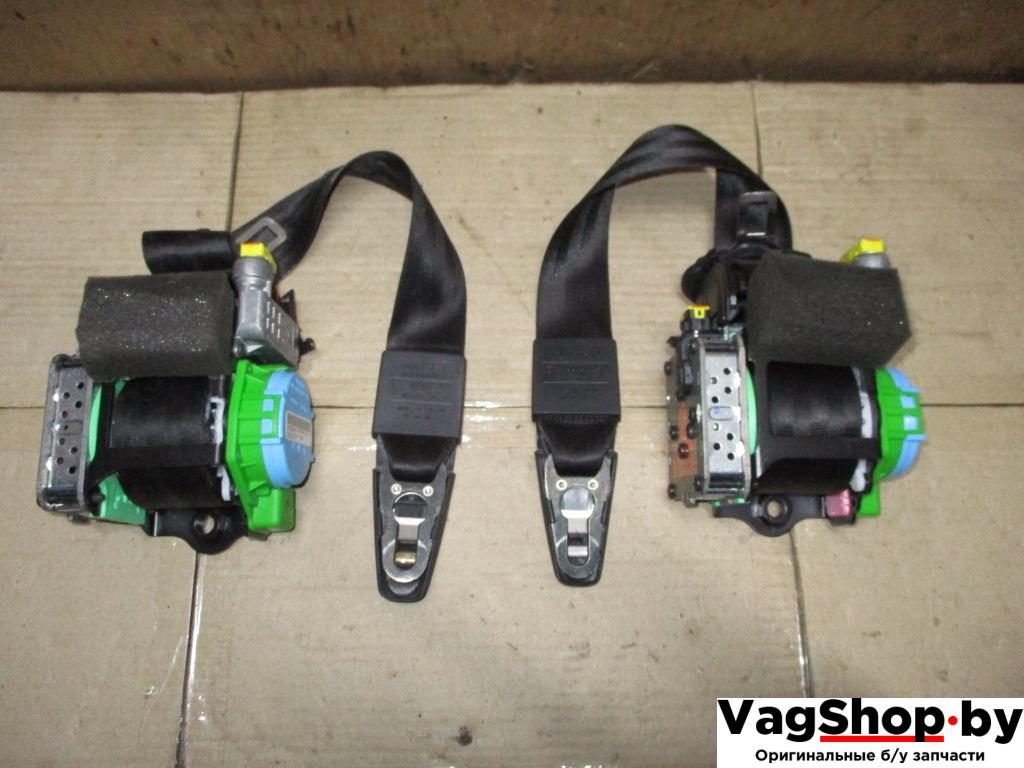 ремень безопасности Audi A4 B8/8K 2009, 1.8 л., TFSI, CDH, бензин, МКПП, черный, седан, передний привод, 8K1857705J, 8K1857706K - фото №1