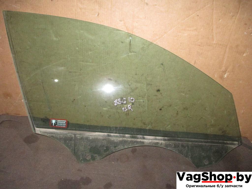 стекло двери передней правой Audi A4 B8/8K 2009, 1.8 л., TFSI, CDH, бензин, МКПП, черный, седан, передний привод - фото №1