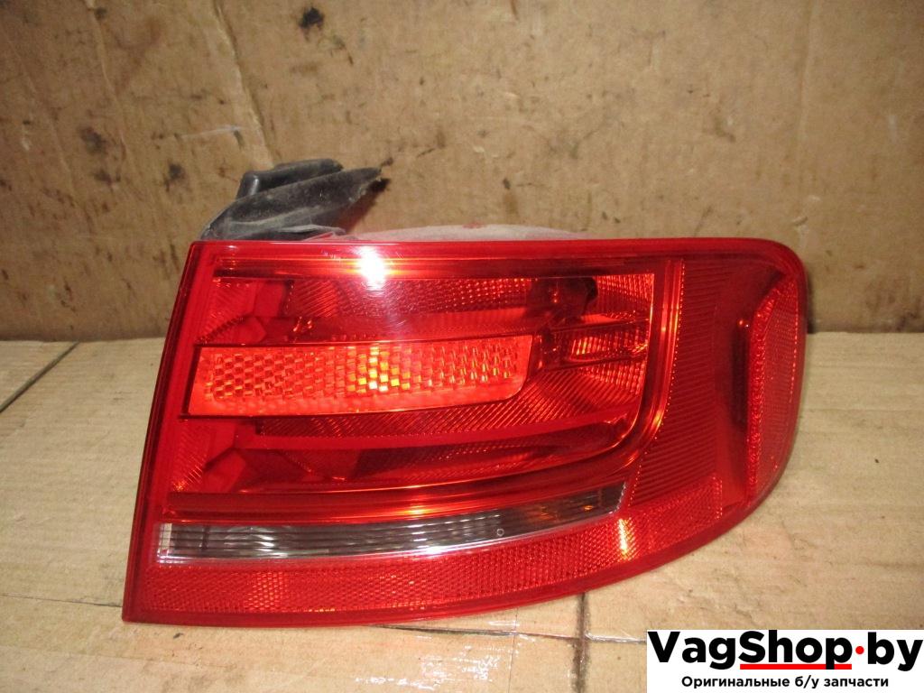 фонарь задний правый Audi A4 B8/8K 2009, 1.8 л., TFSI, CDH, бензин, МКПП, черный, седан, передний привод, 8K5945096D - фото №1