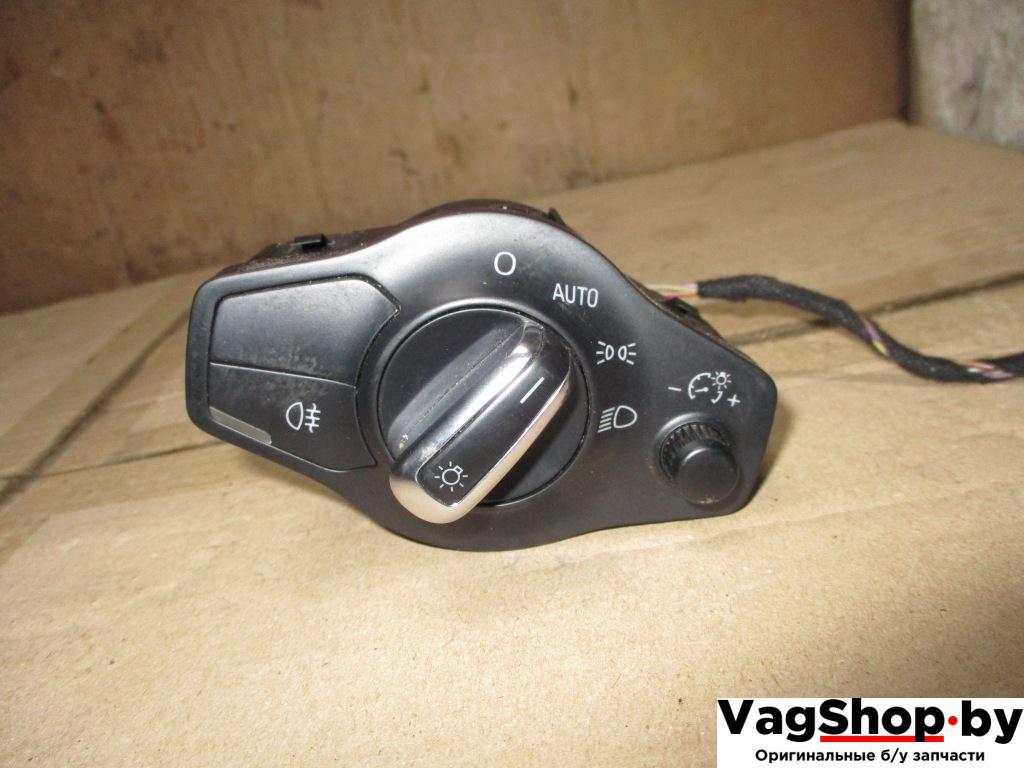 переключатель света Audi A4 B8/8K 2009, 1.8 л., TFSI, CDH, бензин, МКПП, черный, седан, передний привод, 8K0941531E - фото №1