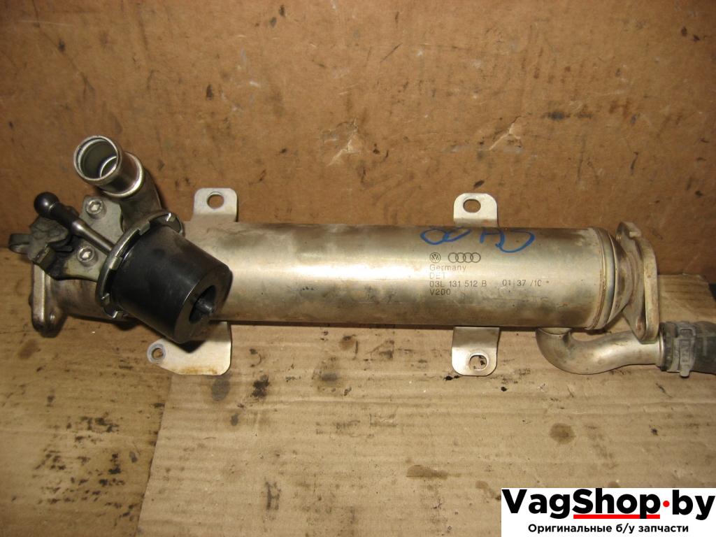 охладитель EGR / Радиатор EGR Volkswagen Passat B6 2009, 2.0 л., TDi, CBA, дизель, АКПП, серебро, седан, передний привод, 03L131512B - фото №1