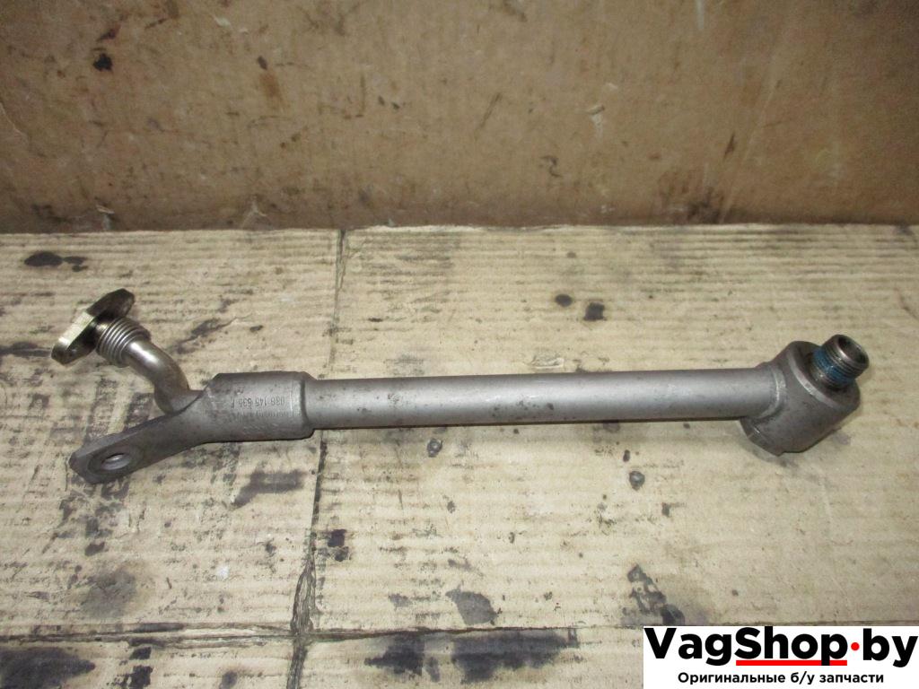 масляная трубка турбины Volkswagen Passat B6 2009, 2.0 л., TDi, CBA, дизель, АКПП, серебро, седан, передний привод, 03G145535F, 03G145736F - фото №1