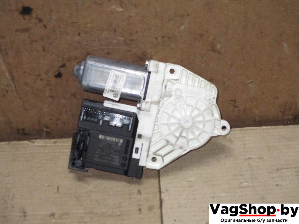 моторчик стеклоподъемника передний правый Volkswagen Passat B6 2009, 2.0 л., TDi, CBA, дизель, АКПП, серебро, седан, передний привод, 3C1837462L, 1K0959792N - фото №1