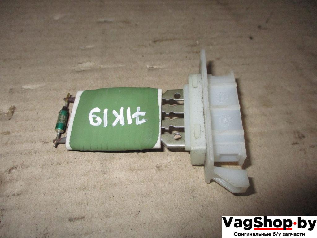 сопротивление печки Volkswagen Golf Plus 1 поколение 2007, 1.9 л., TDi, BLS, дизель, МКПП, серебро, хетчбэк 5 дв., передний привод - фото №1