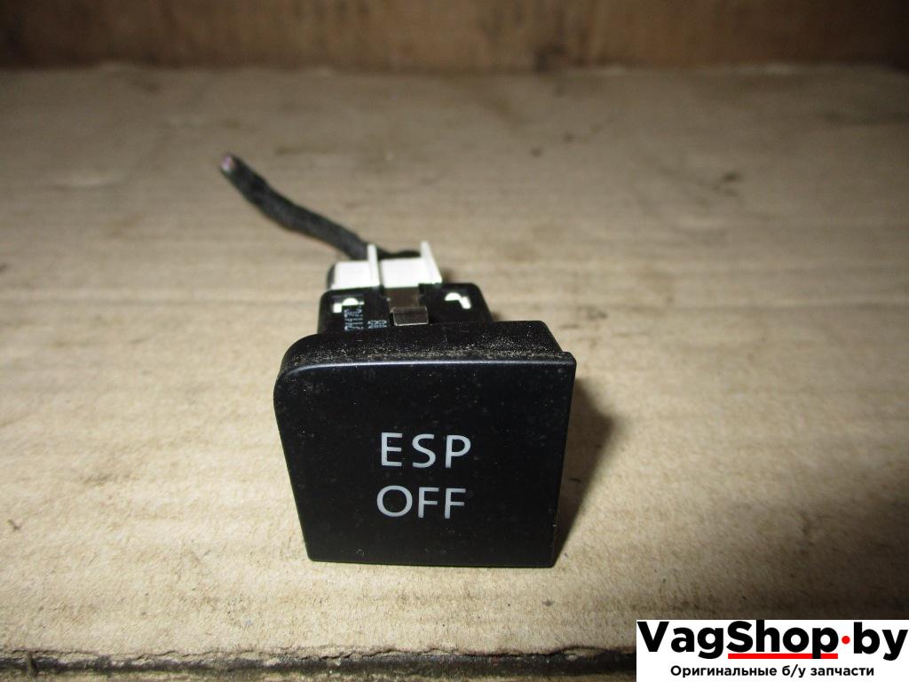 Кнопка антипробуксовочной системы (ABS/ESP) Volkswagen Passat B6 2009, 2.0 л., TDi, CBA, дизель, АКПП, серебро, седан, передний привод, 3C0927117C - фото №1