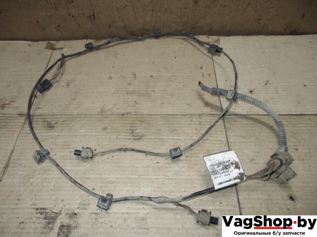 Проводка бампера заднего Volkswagen Passat B6 2008, 2.0 л., TDi, BMP, дизель, МКПП, черный, универсал, полный привод, 3C9971104B - фото №1