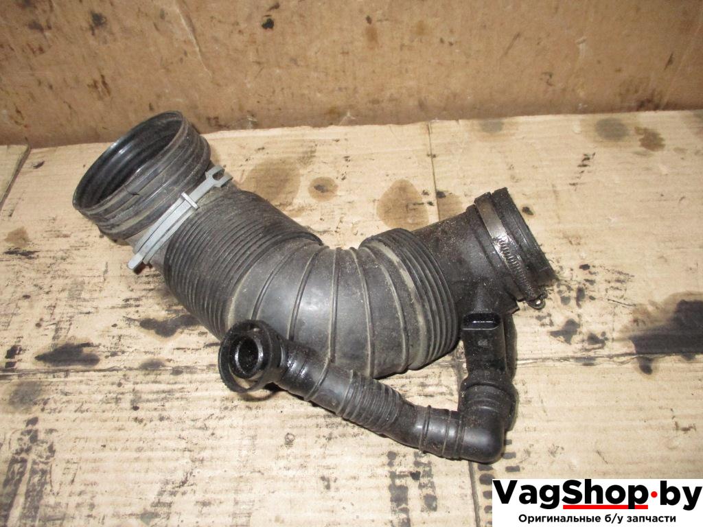 воздуховод Volkswagen Passat B6 2008, 2.0 л., TDi, BMP, дизель, МКПП, черный, универсал, полный привод, 3C0129654Q - фото №1