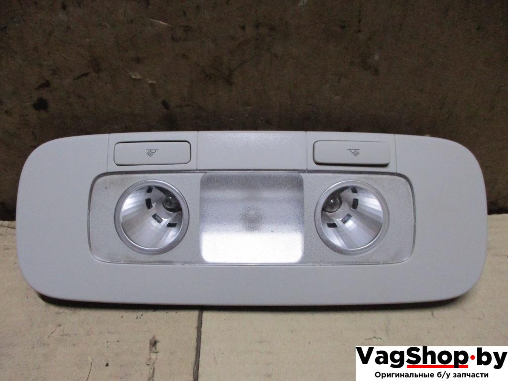 фонарь салона (плафон) Volkswagen Passat B6 2008, 2.0 л., TDi, BMP, дизель, МКПП, черный, универсал, полный привод, 3C0947291C - фото №1