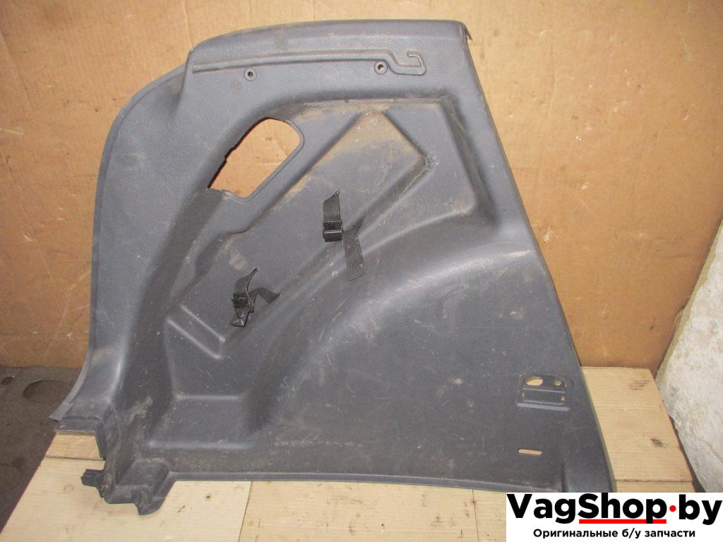 обшивка багажника Volkswagen Golf Plus 1 поколение 2006, 1.9 л., TDi, BLS, дизель, МКПП, серый, хетчбэк 5 дв., передний привод, 5M0867427J - фото №1