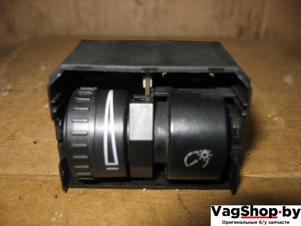 кнопка освещения панели приборов Volkswagen Touran 2 2011, 2.0 л., TDi, CFJ, дизель, АКПП, черный, минивэн, передний привод, 1T0941334A - фото №1