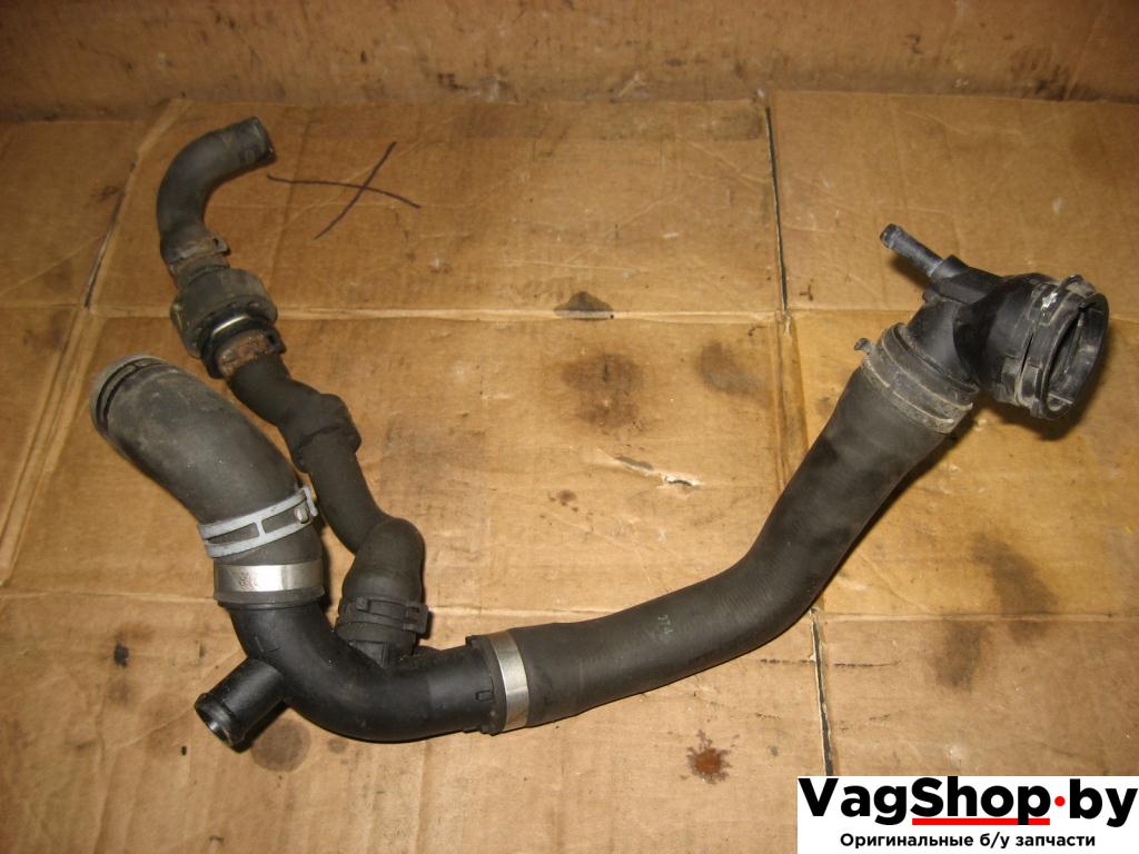 патрубок (трубопровод, шланг) Volkswagen Touran 2 2011, 2.0 л., TDi, CFJ, дизель, АКПП, черный, минивэн, передний привод, 1K0121087AF, 3C0122291D - фото №1