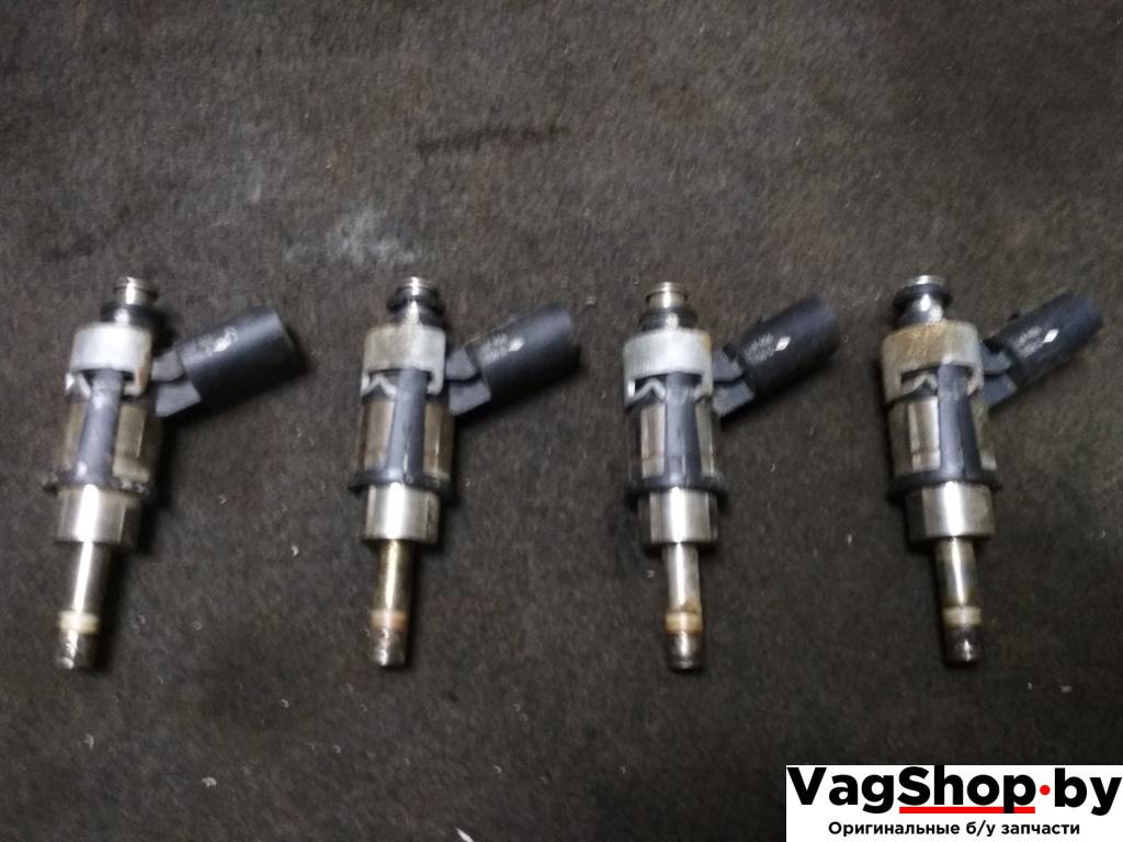 форсунка Volkswagen Passat B6 2006, 2.0 л., TFSI, BWA, бензин, МКПП, серый, универсал, передний привод, 06F906036G - фото №1