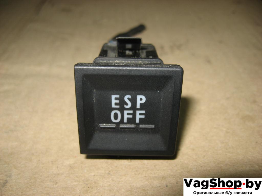 Кнопка антипробуксовочной системы (ABS/ESP) Volkswagen Transporter T5 2007, 2.5 л., TDi, BNZ, дизель, АКПП, красный, передний привод, 7H0927134A - фото №1