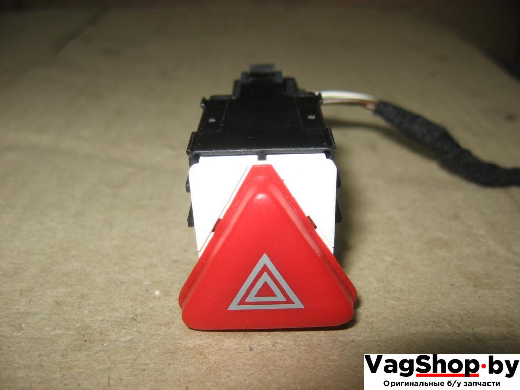 кнопка аварийной сигнализации Volkswagen Transporter T5 2007, 2.5 л., TDi, BNZ, дизель, АКПП, красный, передний привод, 6Y0953235 - фото №1