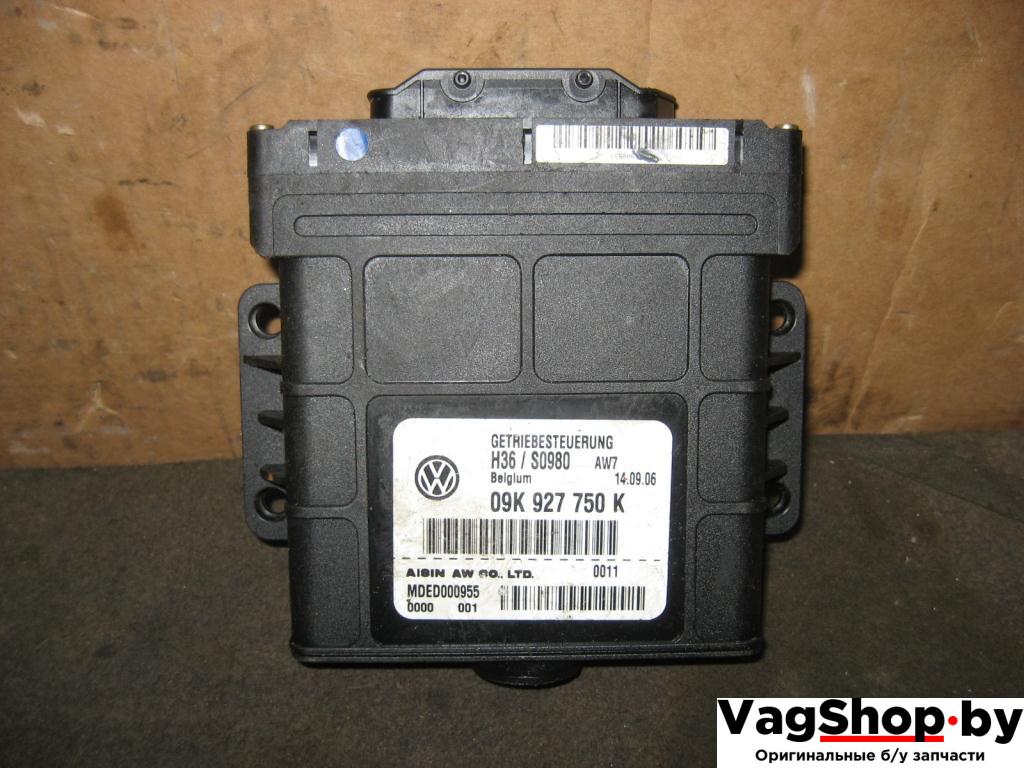 блок управления АКПП Volkswagen Transporter T5 2007, 2.5 л., TDi, BNZ, дизель, АКПП, красный, передний привод, 09K927750K - фото №1