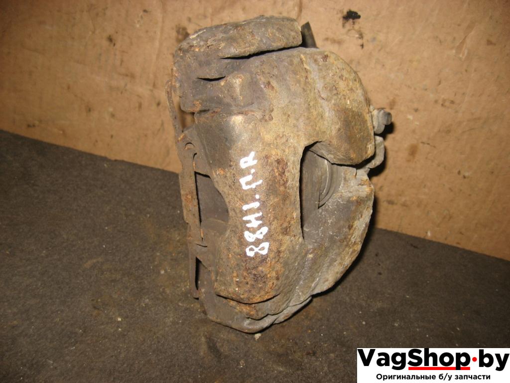 суппорт передний правый Volkswagen Transporter T5 2007, 2.5 л., TDi, BNZ, дизель, АКПП, красный, передний привод - фото №1