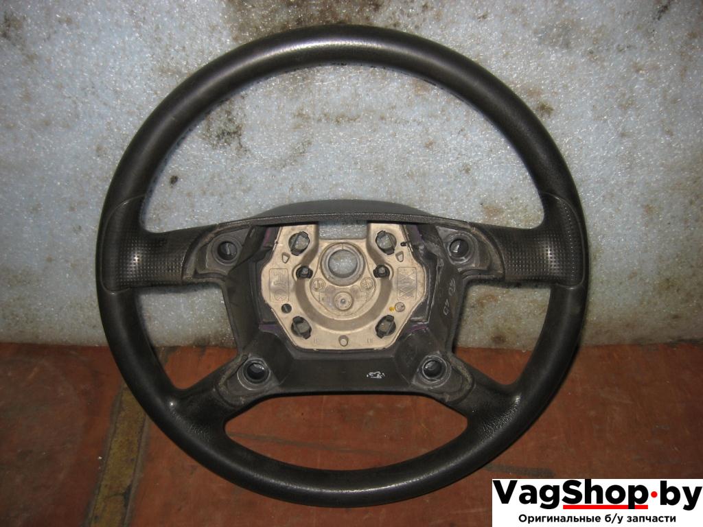 руль Volkswagen Caravelle 5 2006, 2.5 л., TDi, AXD, дизель, МКПП, красный, минивэн, передний привод, 7H0419091C - фото №1