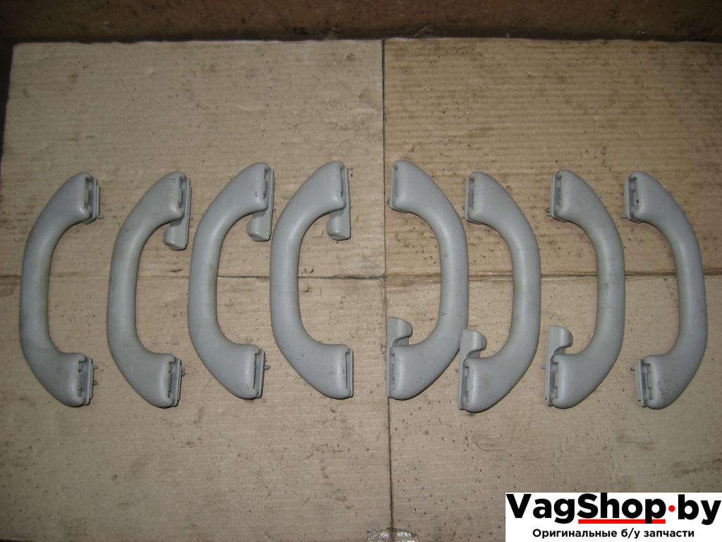 ручка внутренняя потолочная Volkswagen Caravelle 5 2006, 2.5 л., TDi, AXD, дизель, МКПП, красный, минивэн, передний привод, 7H5857607C, 7H5857607B - фото №1