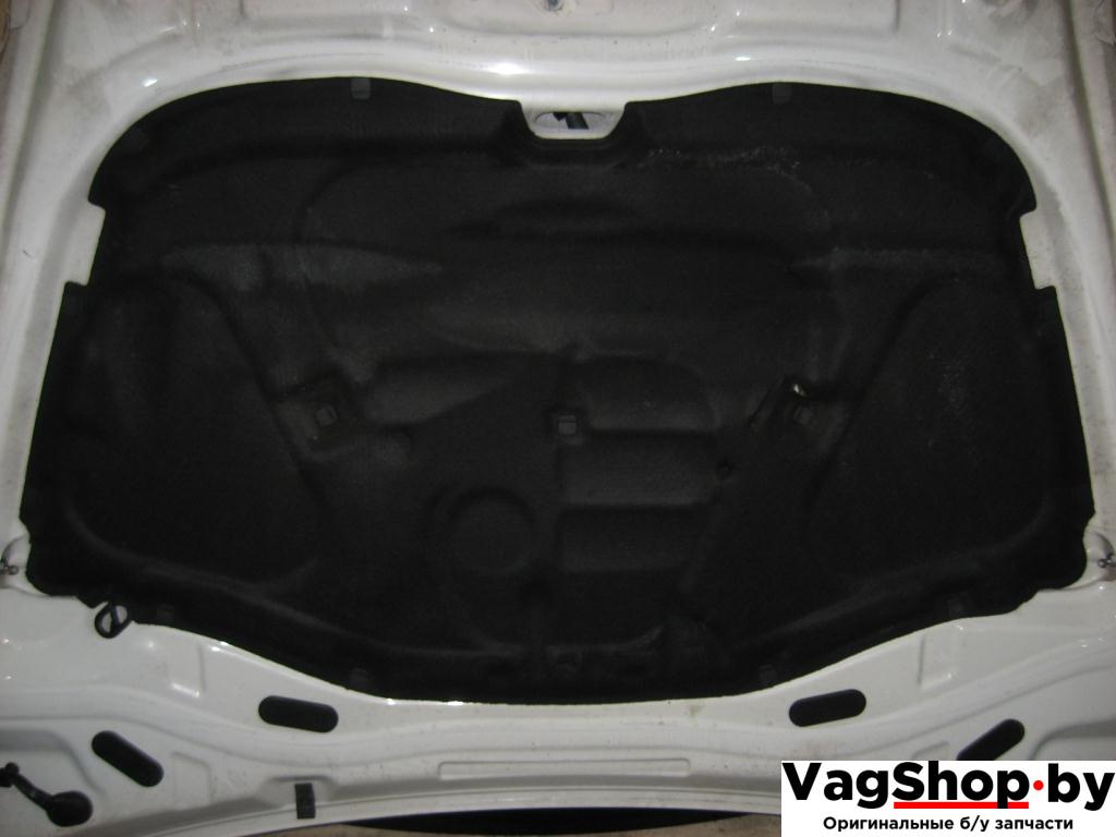 шумоизоляция капота Volkswagen Touareg 1 поколение 2004, 4.2 л., i, AXQ, бензин, АКПП, белый, внедорожник 5 дв., полный привод - фото №1