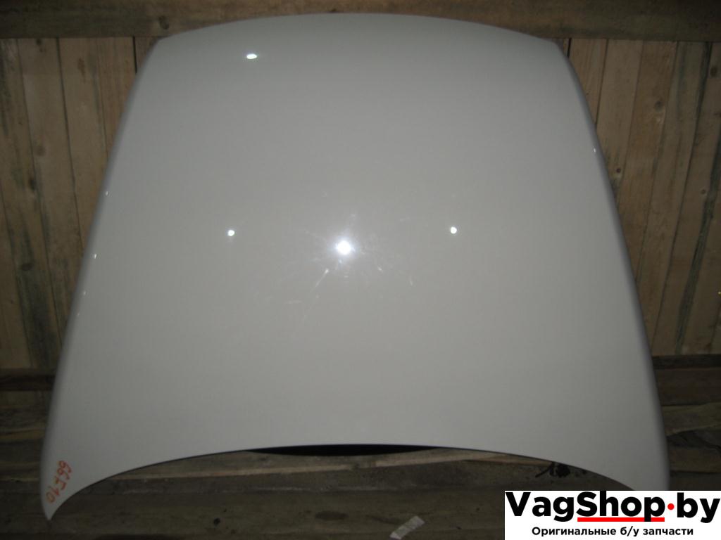 капот Volkswagen Touareg 1 поколение 2004, 4.2 л., i, AXQ, бензин, АКПП, белый, внедорожник 5 дв., полный привод - фото №1