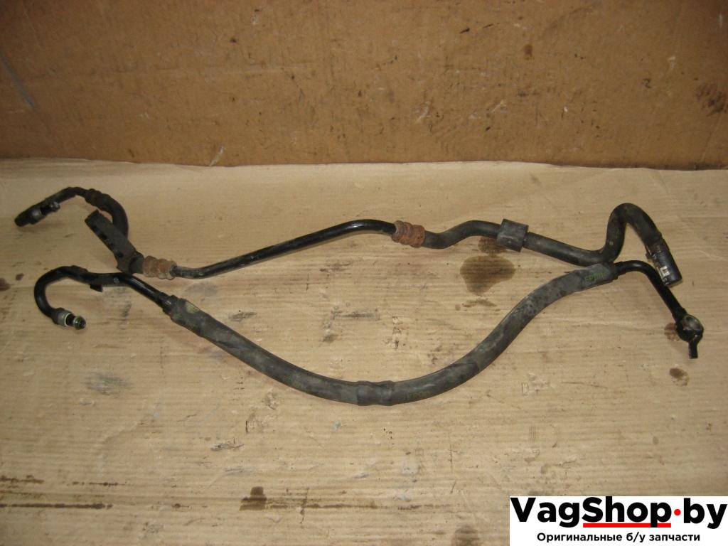 трубка гидроусилителя Volkswagen Touareg 1 поколение 2004, 4.2 л., i, AXQ, бензин, АКПП, белый, внедорожник 5 дв., полный привод, 7L6422893AC, 7L0422891P - фото №1