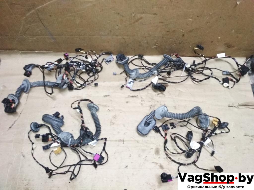 дверная проводка Volkswagen Touareg 1 поколение 2004, 4.2 л., i, AXQ, бензин, АКПП, белый, внедорожник 5 дв., полный привод - фото №1