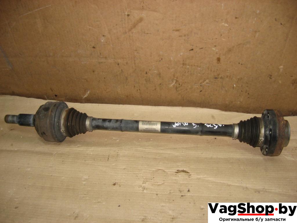 полуось (приводной вал, ШРУС) Volkswagen Touareg 1 поколение 2004, 4.2 л., i, AXQ, бензин, АКПП, белый, внедорожник 5 дв., полный привод, 7L0501201A - фото №1