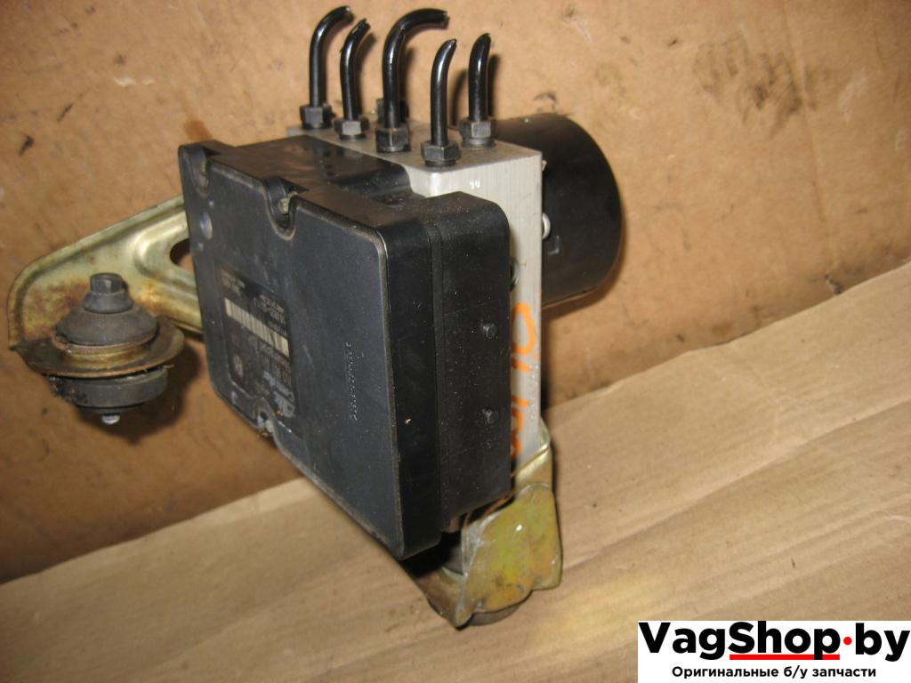 блок ABS Volkswagen Touareg 1 поколение 2004, 4.2 л., i, AXQ, бензин, АКПП, белый, внедорожник 5 дв., полный привод, 7L0907379C, 7L0614111D - фото №1