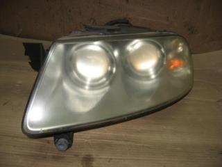 фара левая Volkswagen Touareg 1 поколение 2004, 4.2 л., i, AXQ, бензин, АКПП, белый, внедорожник 5 дв., полный привод, 7L6941015BH