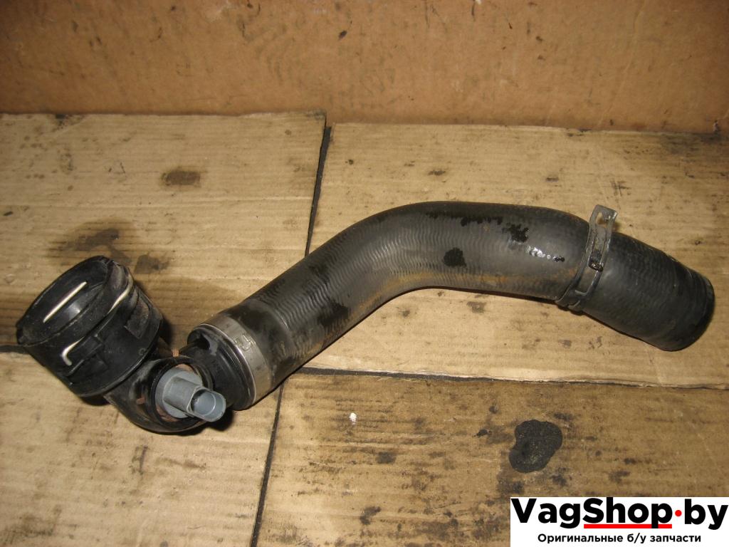 патрубок (трубопровод, шланг) Volkswagen Touareg 1 поколение 2004, 4.2 л., i, AXQ, бензин, АКПП, белый, внедорожник 5 дв., полный привод, 7L6122051J, 7L6122291N - фото №1