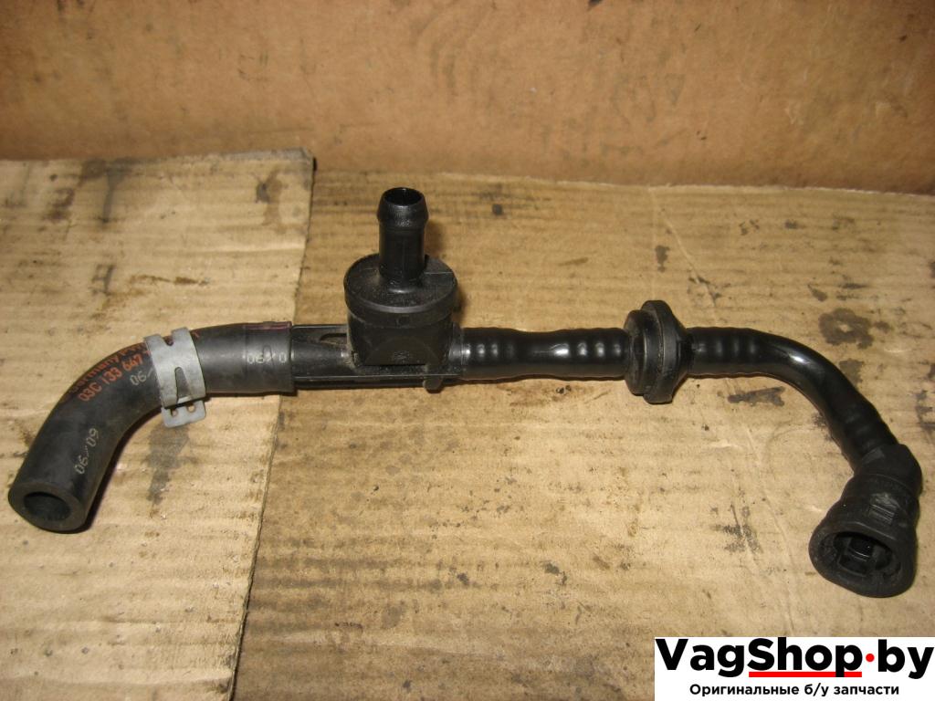 гофра инжектора Volkswagen Passat B6 2009, 1.4 л., TSI, бензин, газ, АКПП, черный, универсал, передний привод, 03C133751F - фото №1