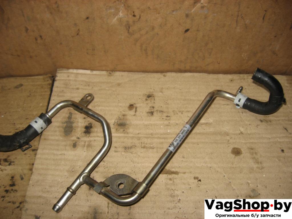 трубка топливная Volkswagen Passat B6 2010, 2.0 л., TDi, CBB, дизель, АКПП, серый, универсал, полный привод, 03L201360G - фото №1