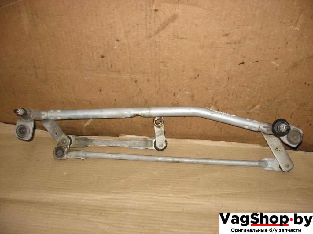 механизм стеклоочистителя (трапеция дворников) Volkswagen Passat B6 2010, 2.0 л., TDi, CBB, дизель, АКПП, серый, универсал, полный привод, 3AB955023 - фото №1