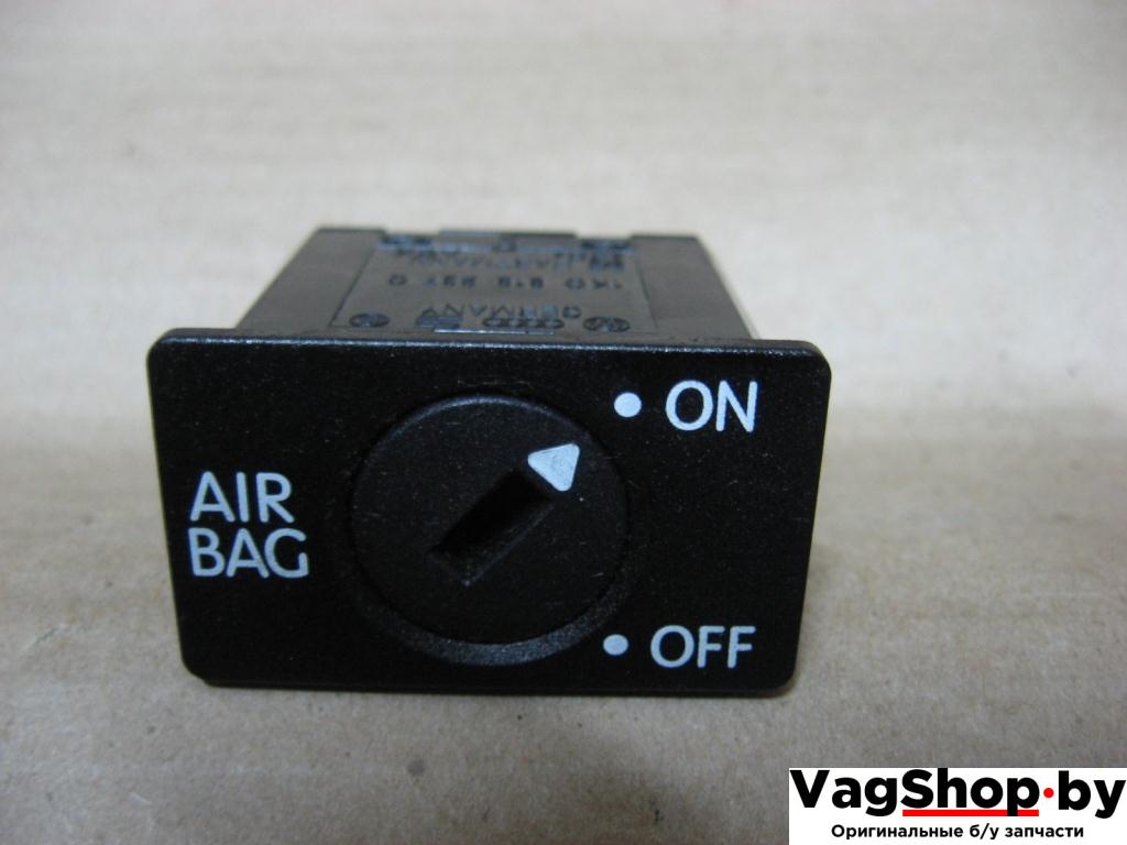 кнопка (выключатель) Volkswagen Golf 5 поколение 2005, 2.0 л., TDi, BMM, дизель, АКПП, черный, хетчбэк 5 дв., передний привод, 1K0919237C - фото №1