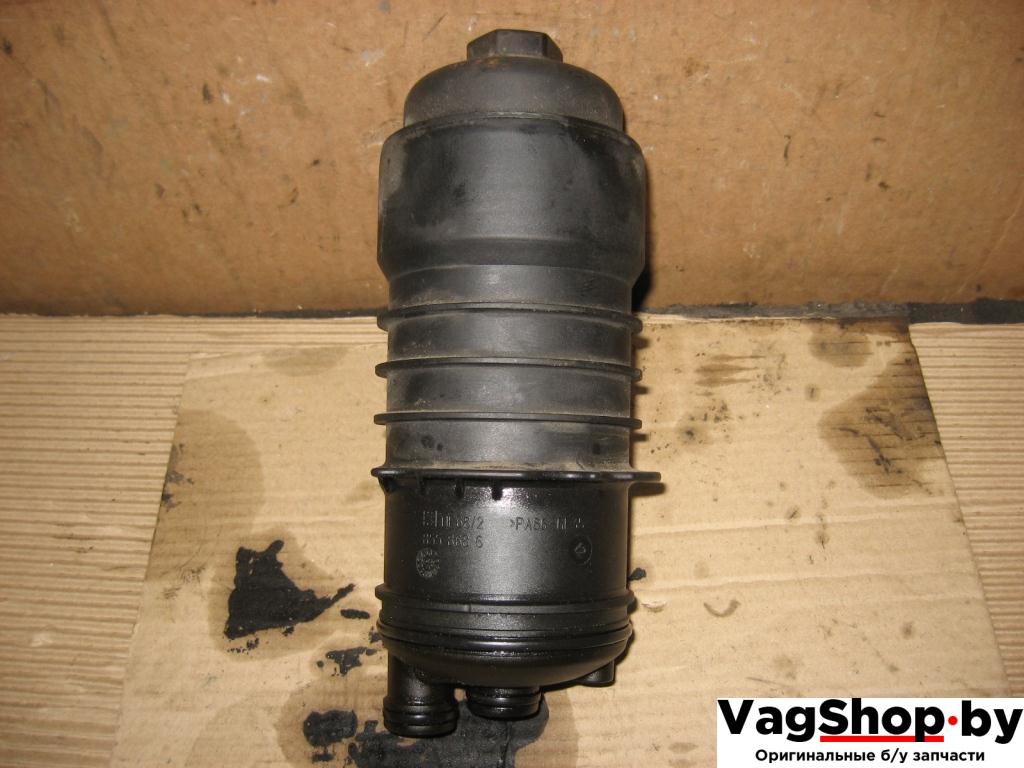 корпус масляного фильтра Audi Q7 4L 2007, 3.0 л., TDi, BUG, дизель, АКПП, серый, внедорожник 5 дв., полный привод, 057115373 - фото №1