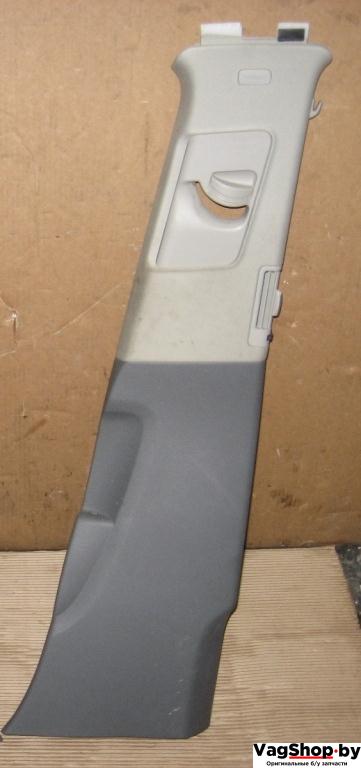 обшивка стойки центральной правой Audi Q7 4L 2007, 3.0 л., TDi, BUG, дизель, АКПП, серый, внедорожник 5 дв., полный привод - фото №1