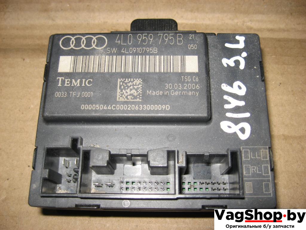 модуль управления двери Audi Q7 4L 2007, 3.0 л., TDi, BUG, дизель, АКПП, серый, внедорожник 5 дв., полный привод, 4L0959795B - фото №1
