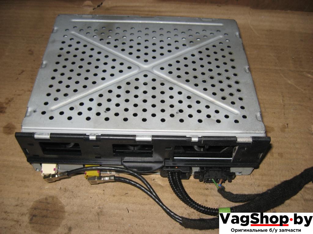 блок радио Audi Q7 4L 2007, 3.0 л., TDi, BUG, дизель, АКПП, серый, внедорожник 5 дв., полный привод, 4E0035541L, 4E0910541L - фото №1