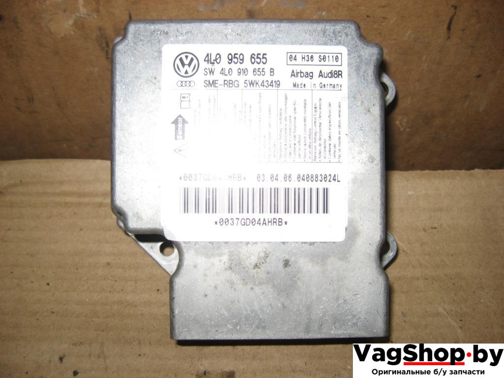 блок AirBag Audi Q7 4L 2007, 3.0 л., TDi, BUG, дизель, АКПП, серый, внедорожник 5 дв., полный привод, 4L0959655 - фото №1