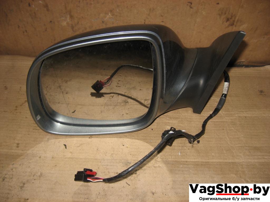 зеркало наружное левое Audi Q7 4L 2007, 3.0 л., TDi, BUG, дизель, АКПП, серый, внедорожник 5 дв., полный привод - фото №1