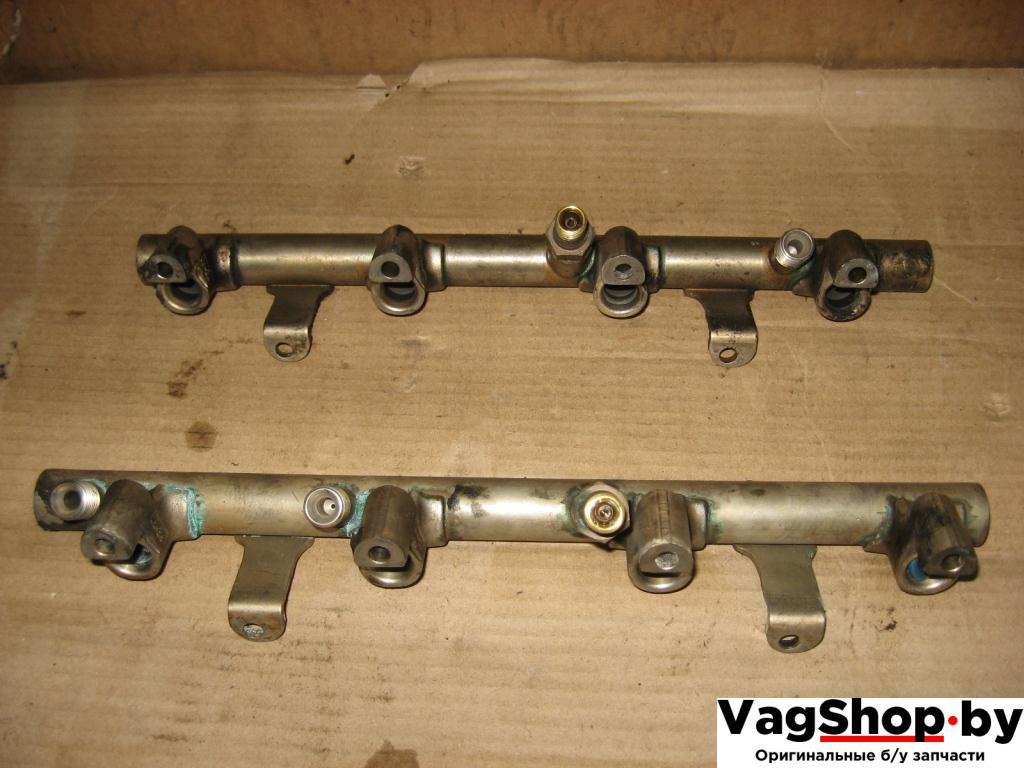 топливная рампа Audi A6 4F/C6 2007, 4.2 л., FSI, BVJ, бензин, АКПП, синий темный, седан, полный привод, 079133315E, 079133316E - фото №1