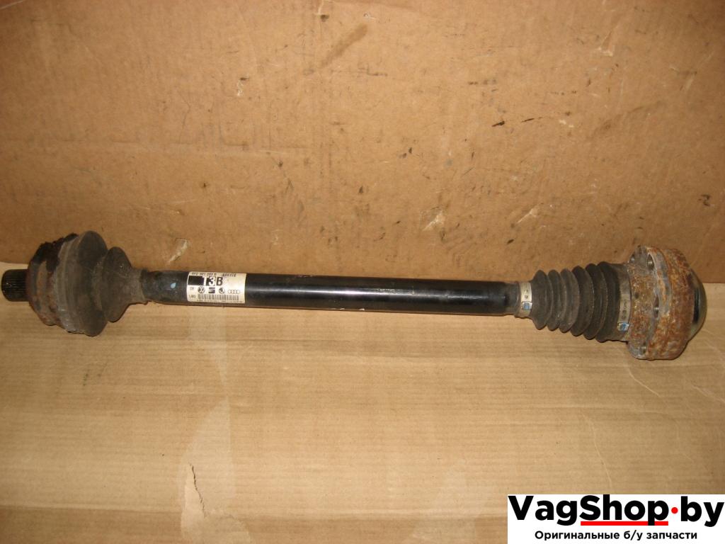полуось задняя (приводной вал, ШРУС) Audi A6 4F/C6 2007, 4.2 л., FSI, BVJ, бензин, АКПП, синий темный, седан, полный привод, 4F0501203B - фото №1