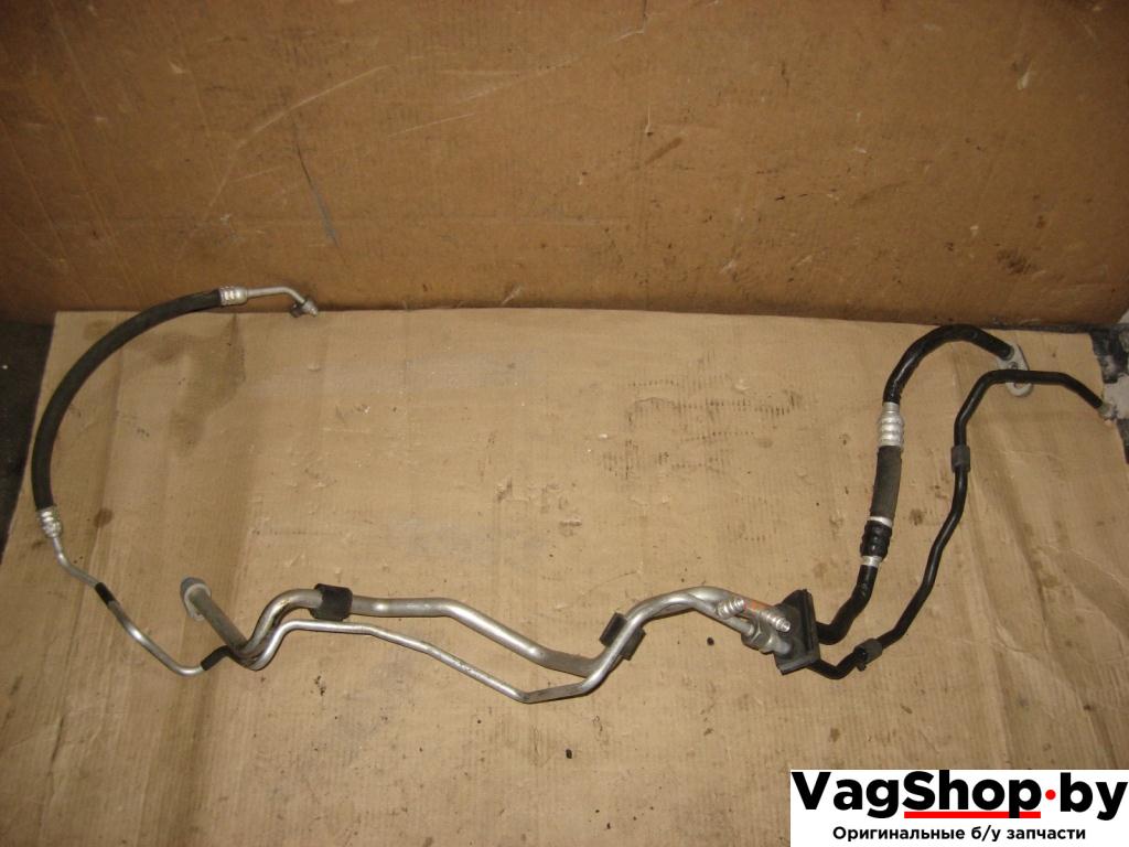 трубка кондиционера Audi A6 4F/C6 2007, 4.2 л., FSI, BVJ, бензин, АКПП, синий темный, седан, полный привод, 4F0260712AE - фото №1