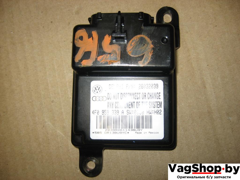 блок управления сиденьем Audi A6 4F/C6 2007, 4.2 л., FSI, BVJ, бензин, АКПП, синий темный, седан, полный привод, 4F0959339A - фото №1
