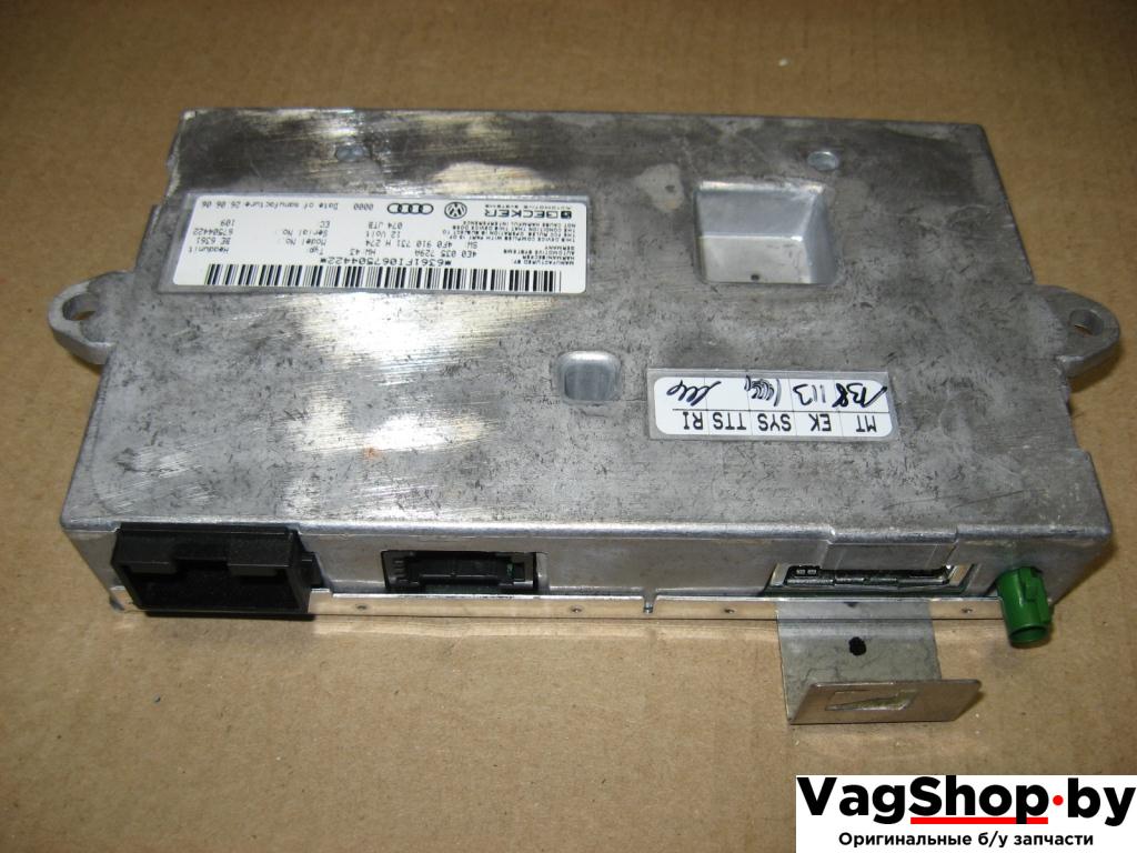 блок управления монитором Audi A6 4F/C6 2007, 4.2 л., FSI, BVJ, бензин, АКПП, синий темный, седан, полный привод, 4E0035729A - фото №1