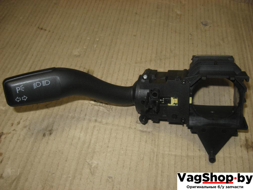 переключатель поворотов Audi A6 4F/C6 2007, 4.2 л., FSI, BVJ, бензин, АКПП, синий темный, седан, полный привод, 4E0953513A - фото №1
