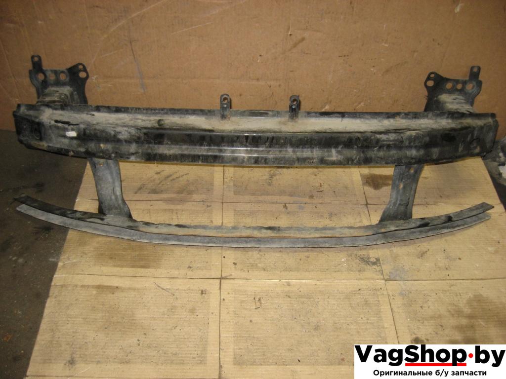 усилитель бампера переднего Volkswagen Passat B6 2009, 1.4 л., TSI, бензин, газ, АКПП, черный, универсал, передний привод - фото №1