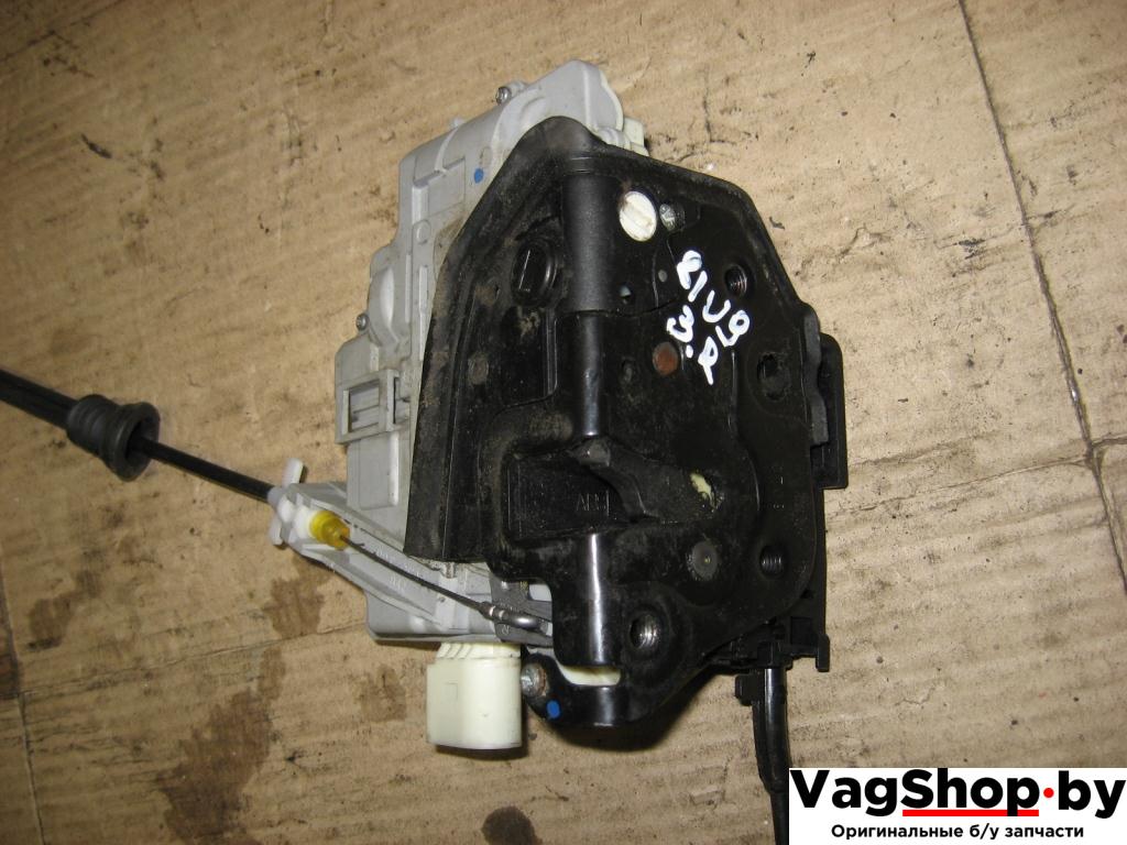 замок двери задней правой Volkswagen Passat B6 2009, 1.4 л., TSI, бензин, газ, АКПП, черный, универсал, передний привод, 3C4839016A - фото №1