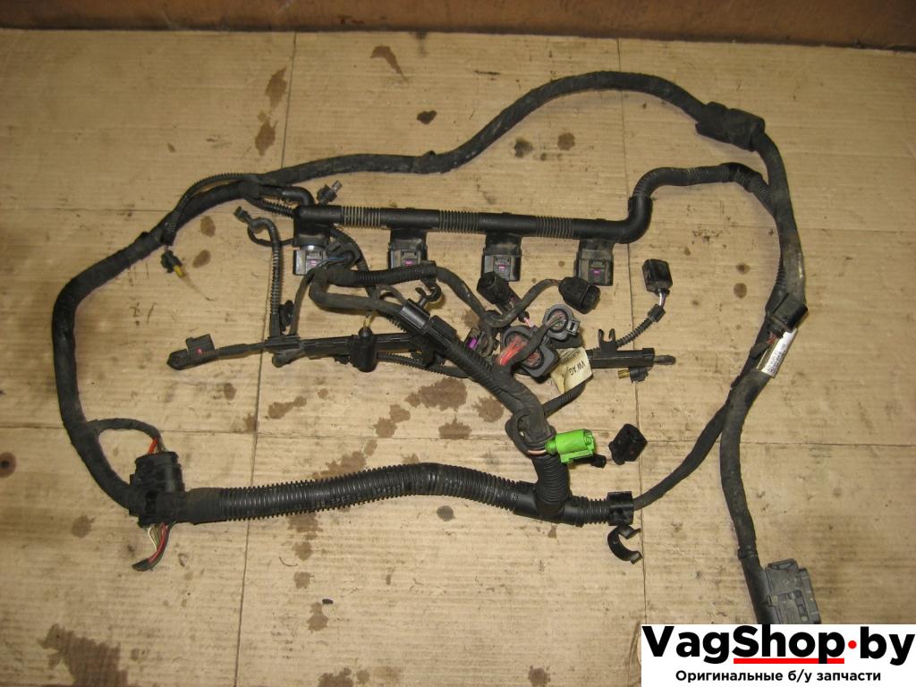проводка двигателя Volkswagen Passat B6 2008, 1.8 л., TSI, BZB, бензин, МКПП, серый, универсал, передний привод, 06J971604B - фото №1