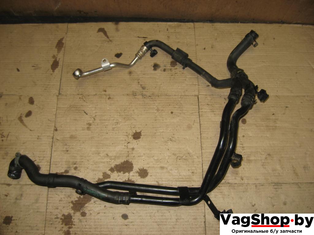 трубка охлаждающей жидкости Volkswagen Passat B6 2008, 1.8 л., TSI, BZB, бензин, МКПП, серый, универсал, передний привод, 1K0121070BM - фото №1